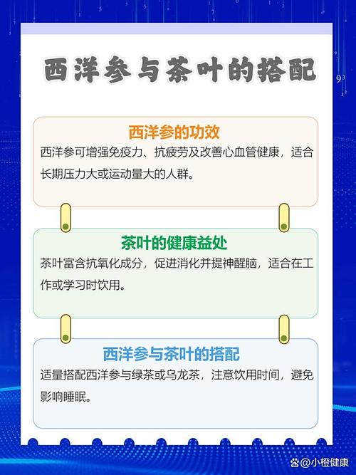 西洋參和茶葉能一起泡嗎